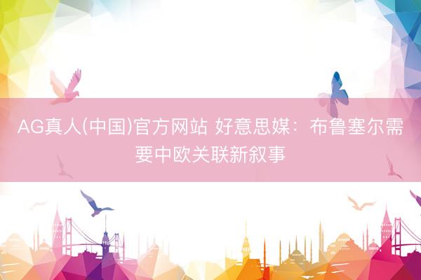 AG真人(中国)官方网站 好意思媒：布鲁塞尔需要中欧关联新叙事