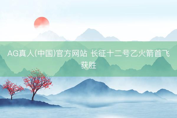AG真人(中国)官方网站 长征十二号乙火箭首飞获胜